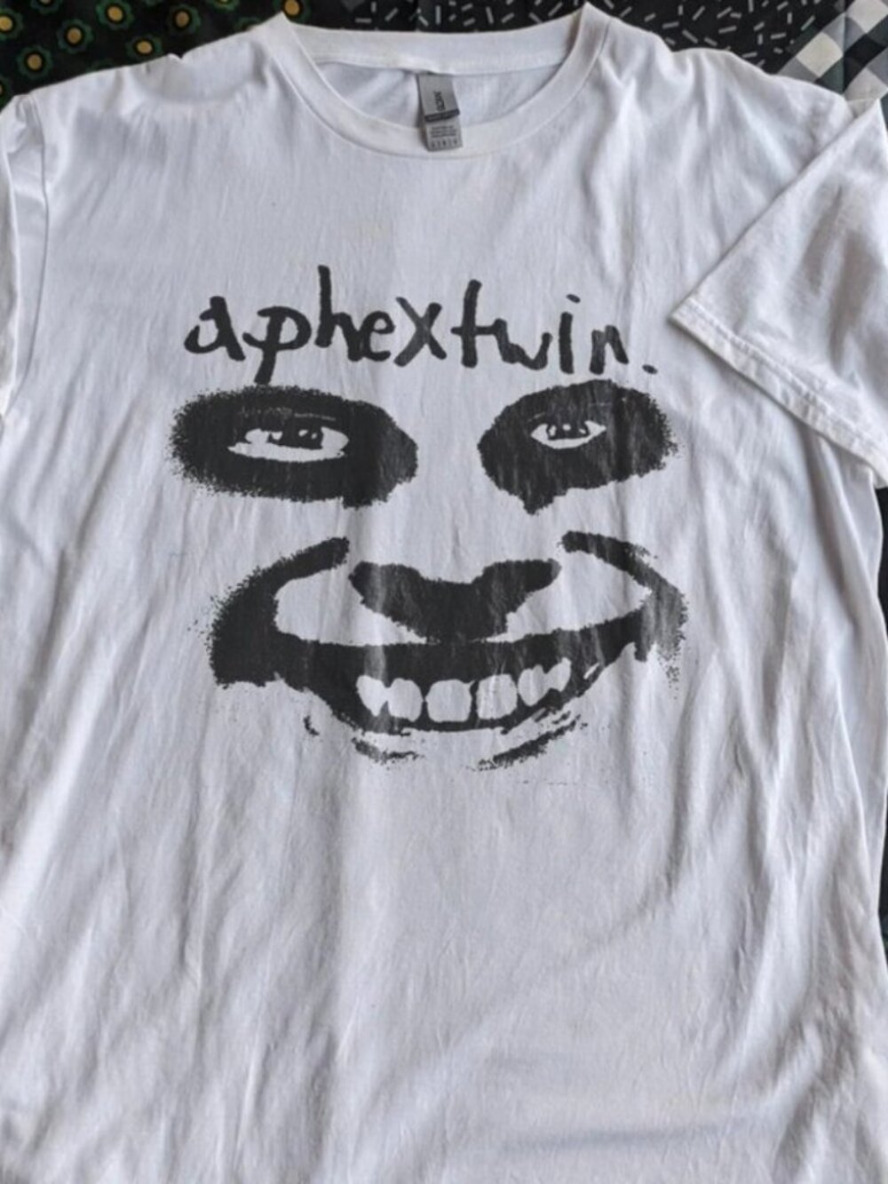 Aphex Twin Classic Fit Retro Graphic Electronic Music Fan Unisex Streetwear